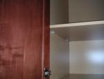 Inside of cabinets