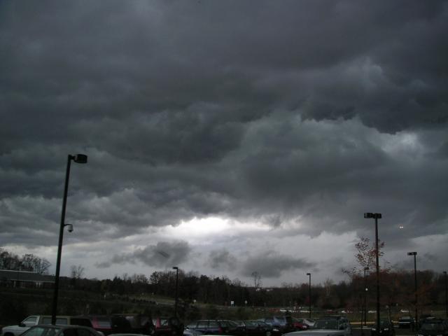 Scary and very nasty and quick storm on AOL campus
