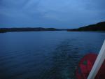 Looking out on the lake from back