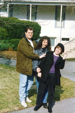 Jay, Lisa, and Jenn in PA on 3/27/97